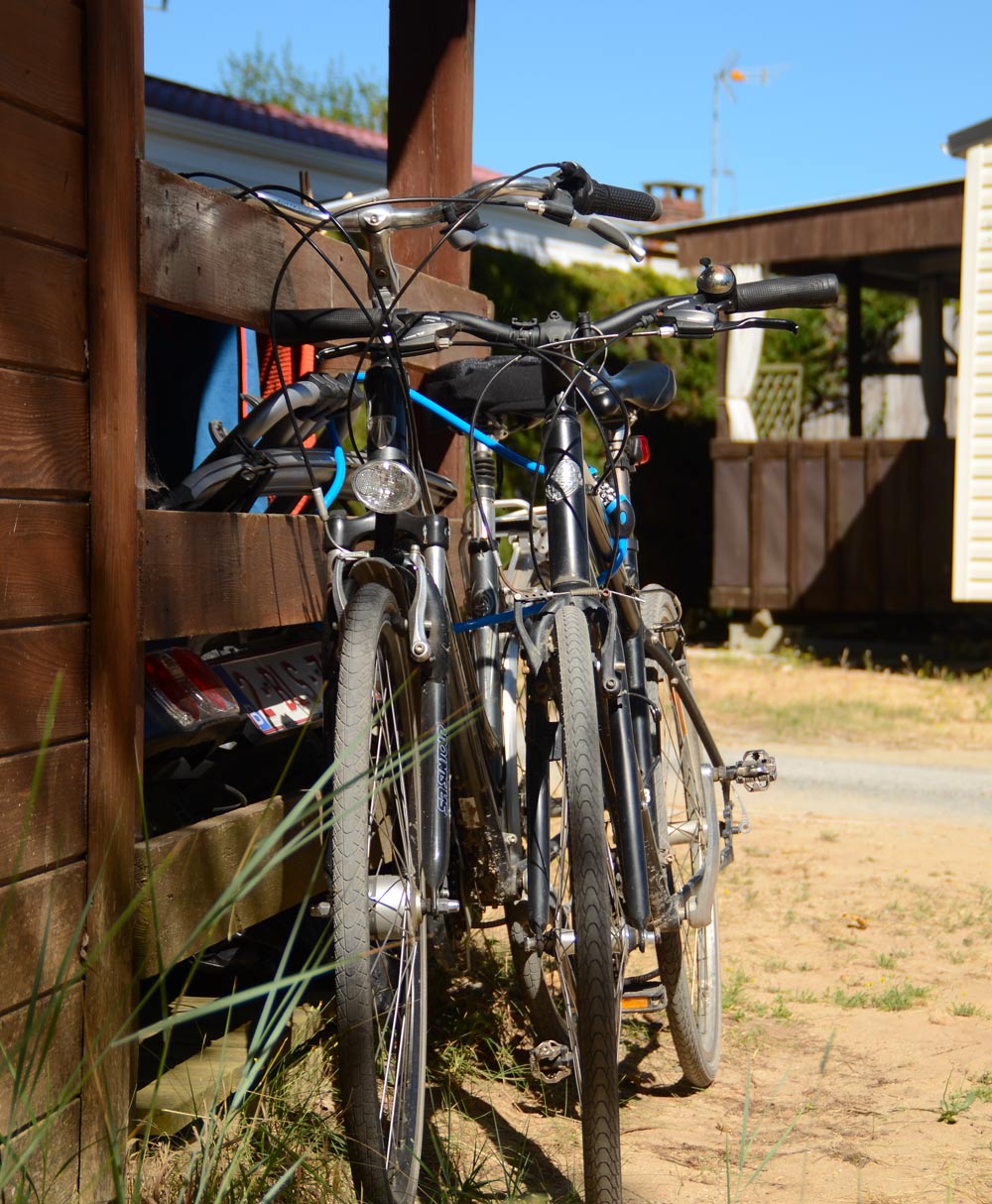 Les vélo dans le camping nature en vendée